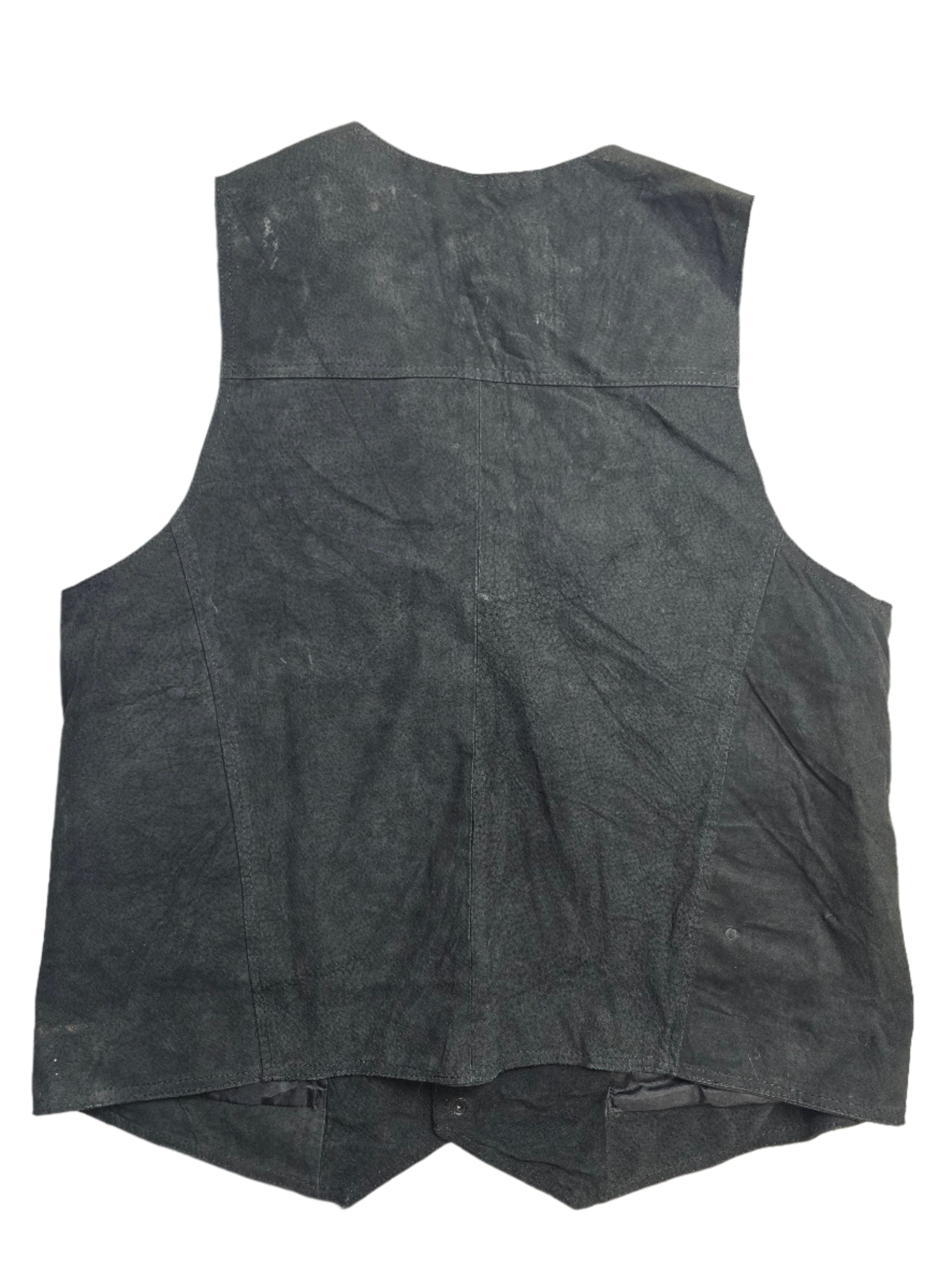 NRA Suede Leather Vest - Large