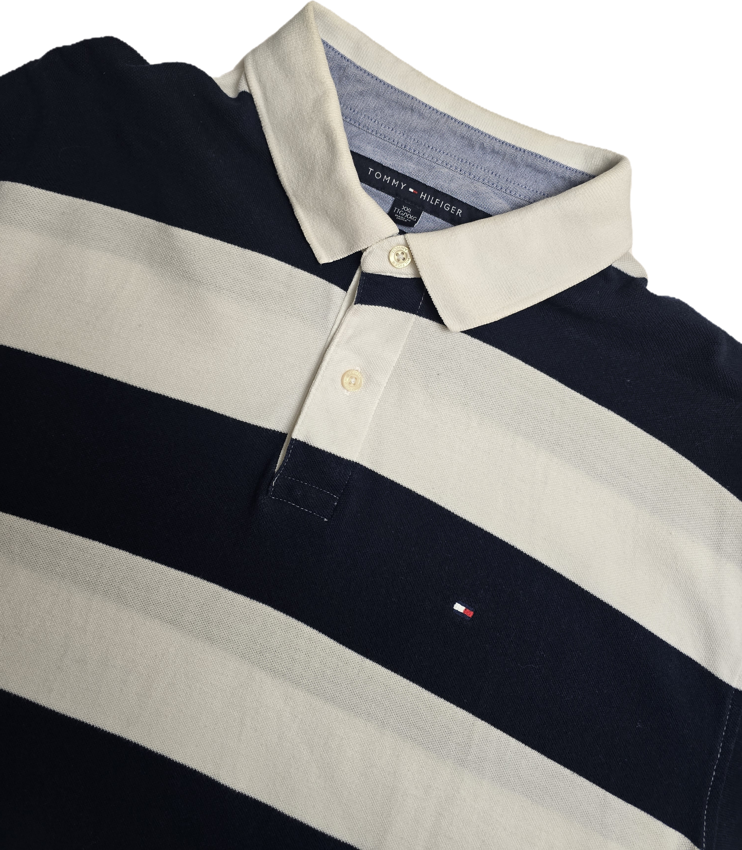 Tommy Hilfiger Striped Polo Shirt - 2XL