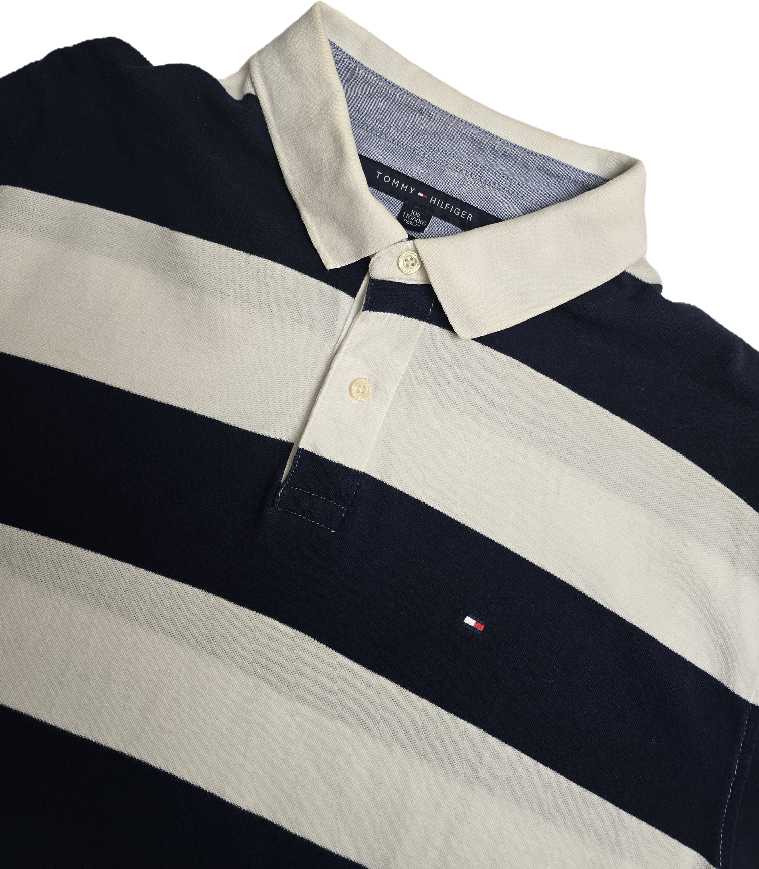 Tommy Hilfiger Striped Polo Shirt - 2XL