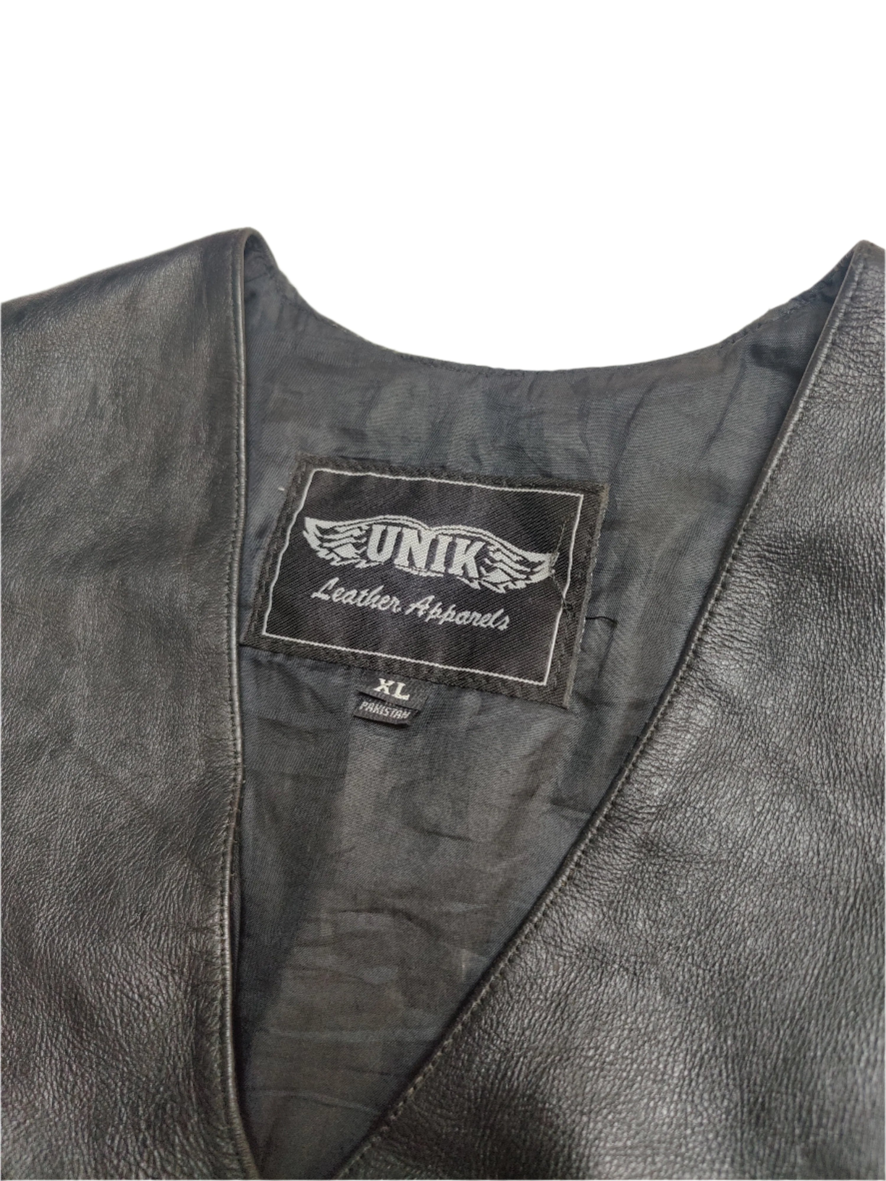 Leather Braided Ladies Vest - 14