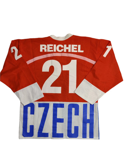 Czech Republic Ice Hockey Jersey Reichel #21 - Large