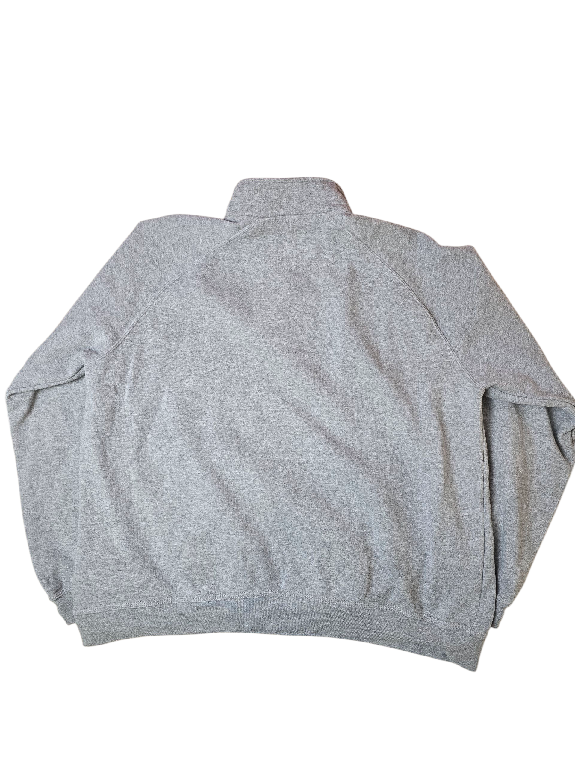 Carhartt Grey 1/4 Zip Workwear Sweatshirt - 2XL