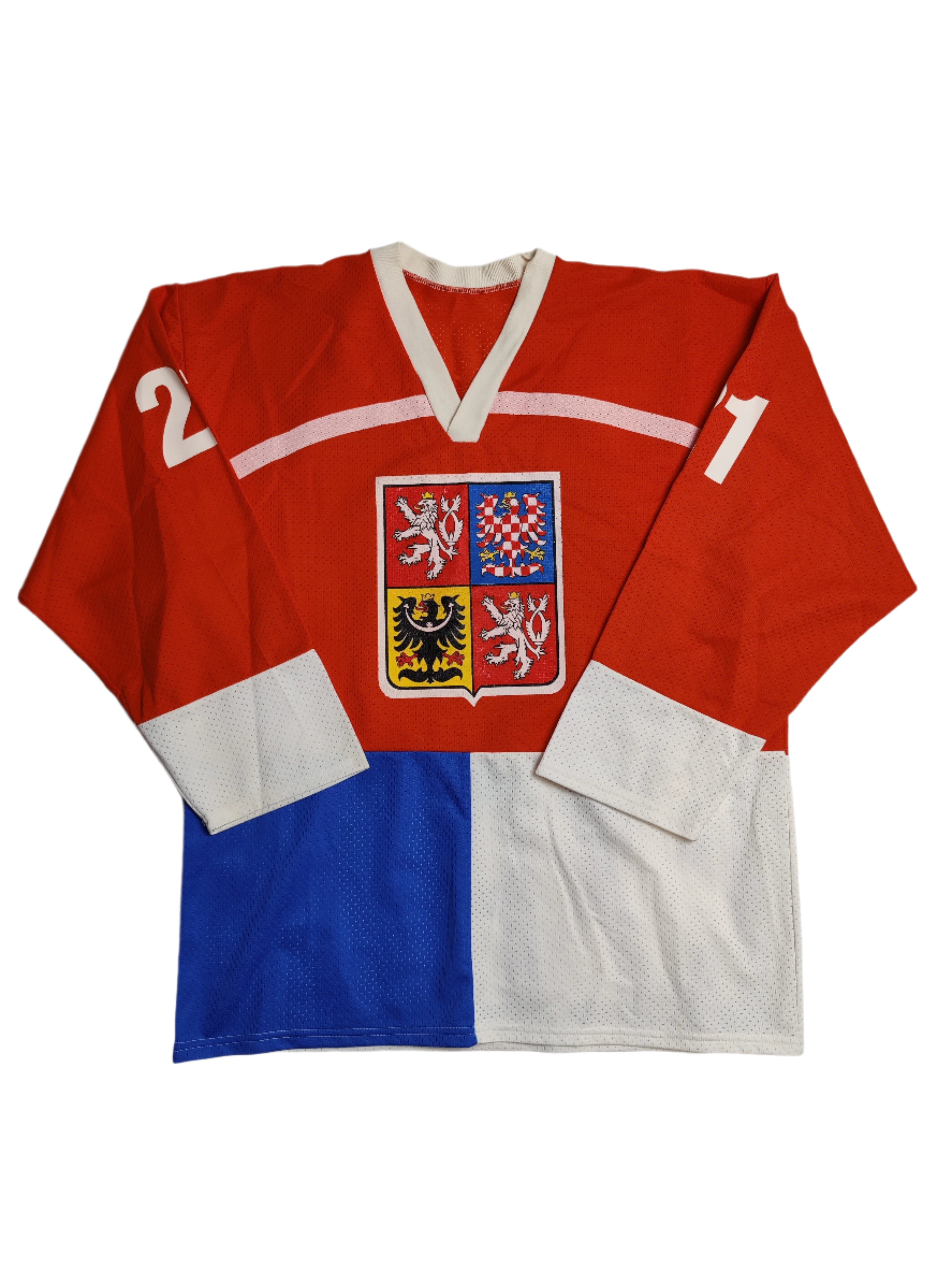 Czech Republic Ice Hockey Jersey Reichel #21 - Large