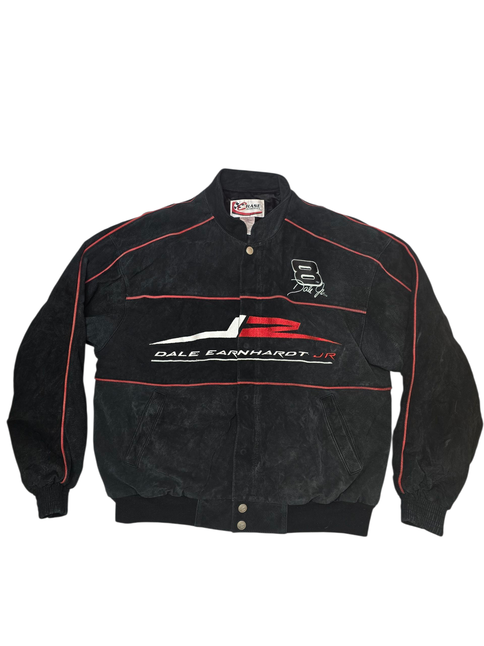 Dale Earnhardt Jr. Suede Leather Jacket - Large