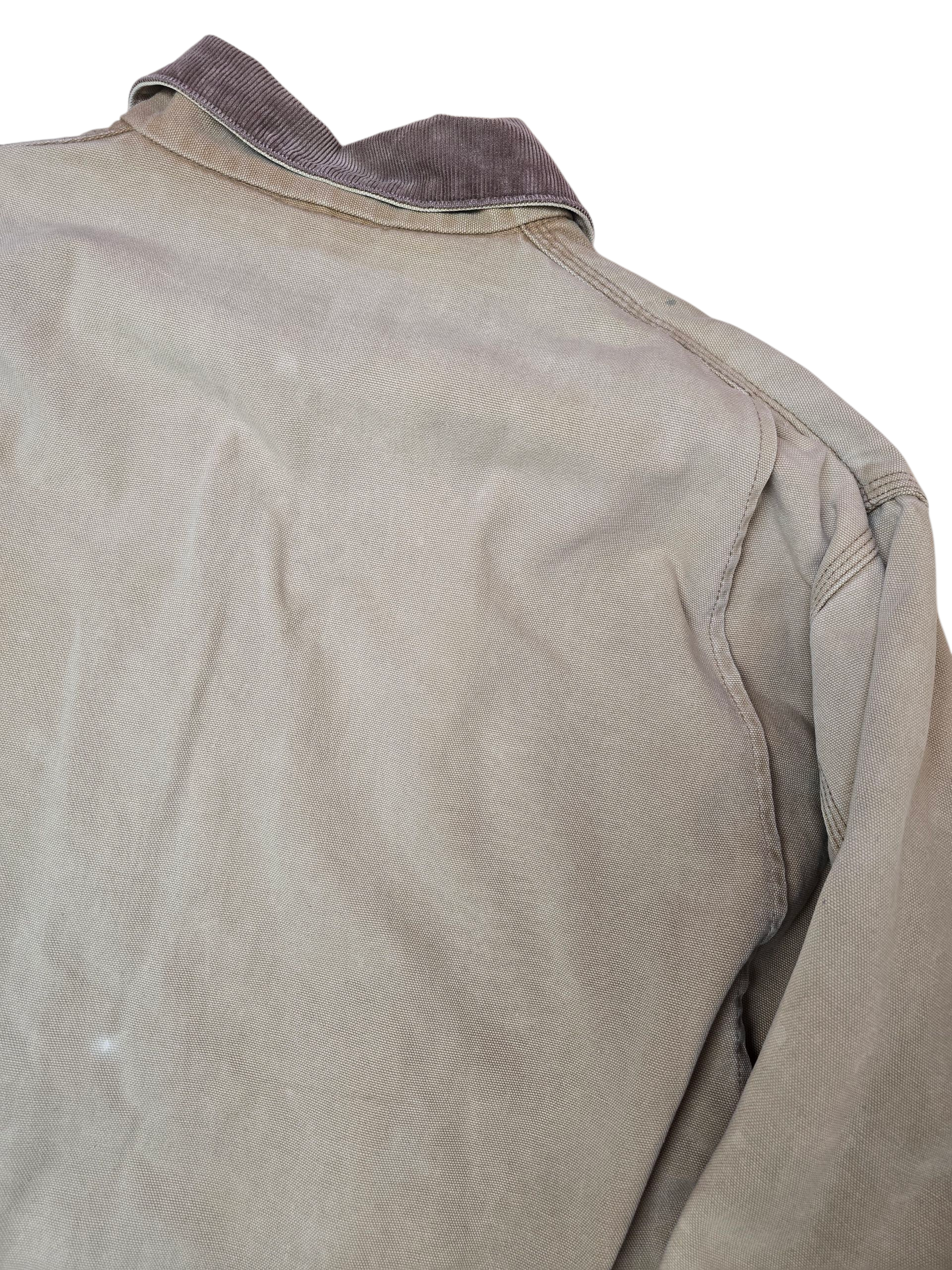 Carhartt Detroit 80s Light Brown Workwear Jacket 6QLJ - Large