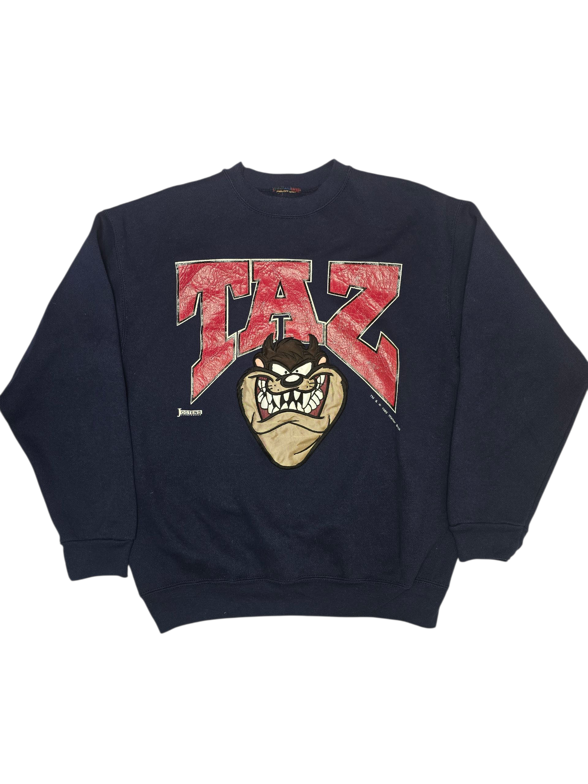 Taz Warner Bros 1993 Jostens Sweatshirt - Large