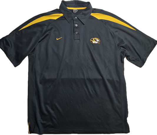 Nike Mizzou Tigers Polo Shirt - Large