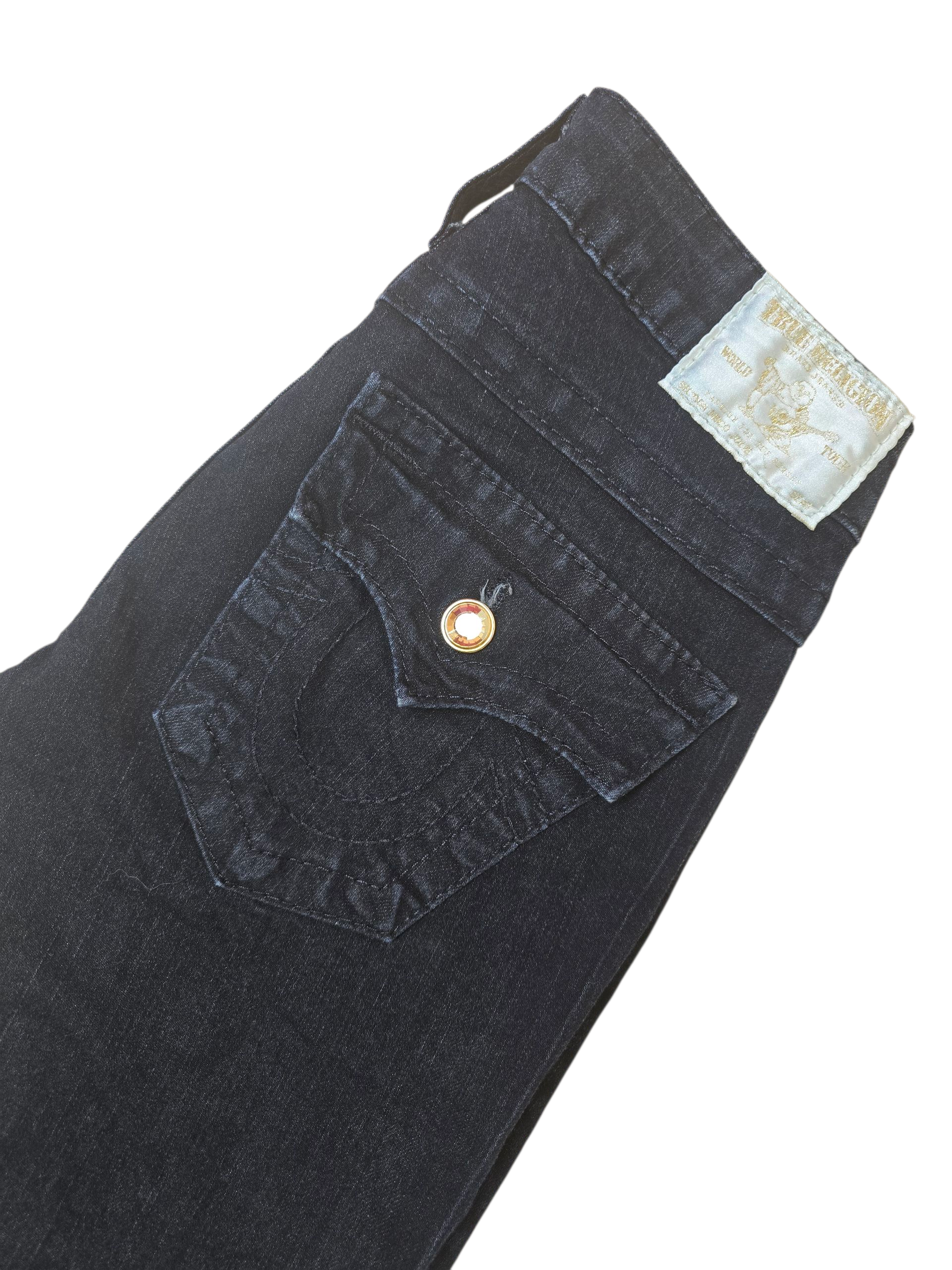 True Religion Disco Julie Dark Crystal Jeans - W23 L32