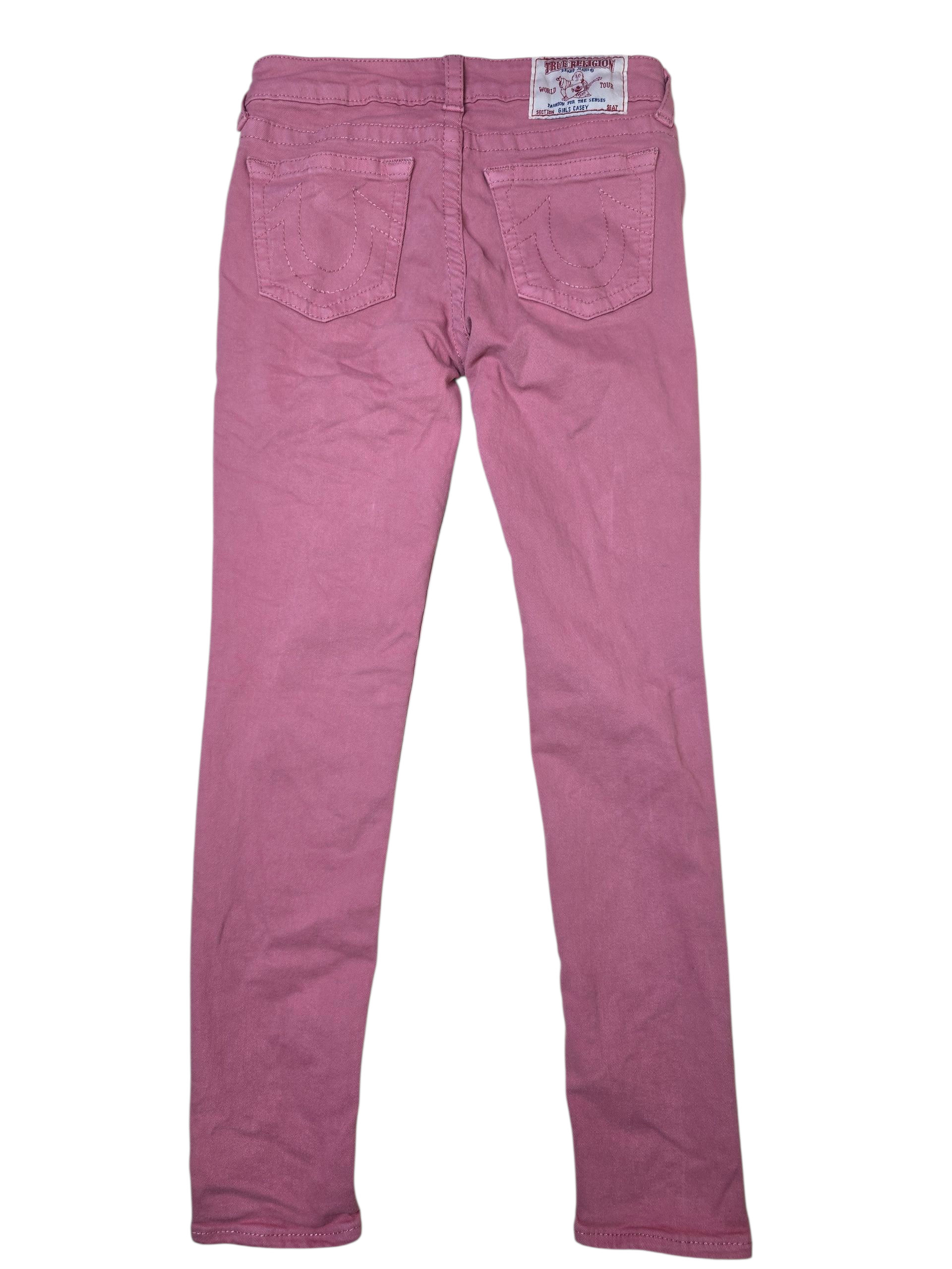 True Religion Girls Casey Pink Jeans - Age 10